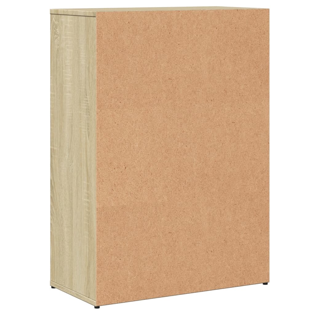 skænke 2 stk. 60x30x84 cm konstrueret træ sonoma-eg