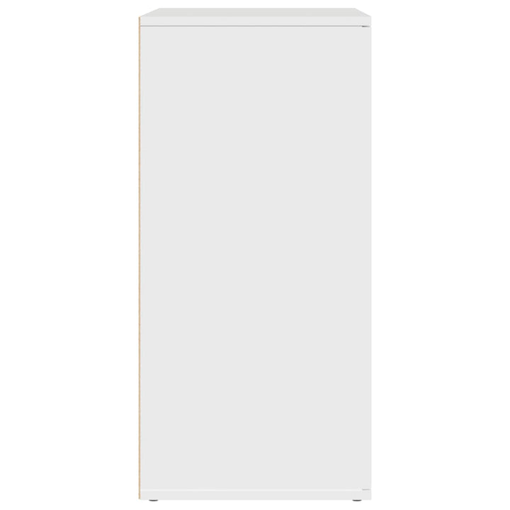 skænke 2 stk. 79x38x80 cm konstrueret træ hvid
