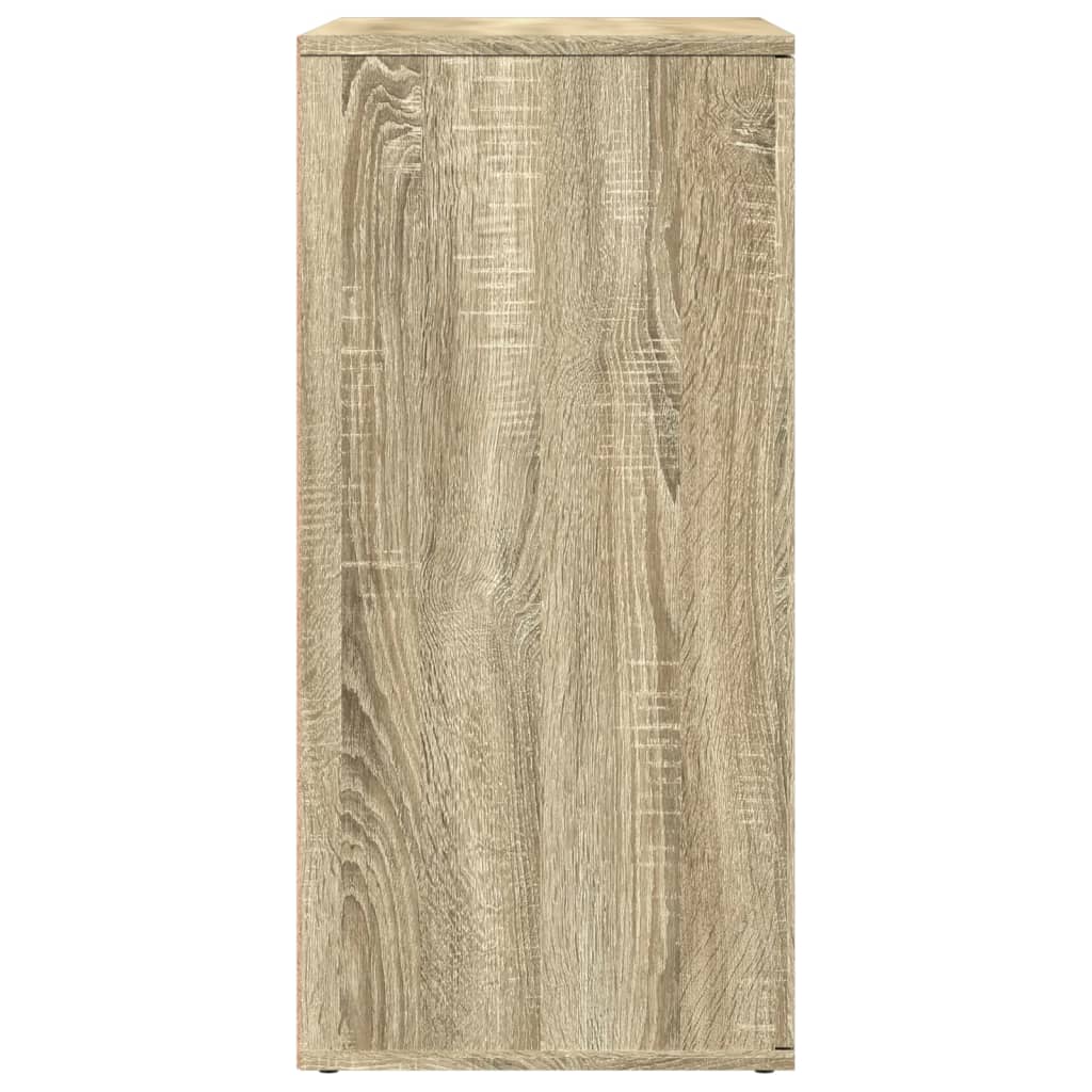 skænke 2 stk. 79x38x80 cm konstrueret træ sonoma-eg