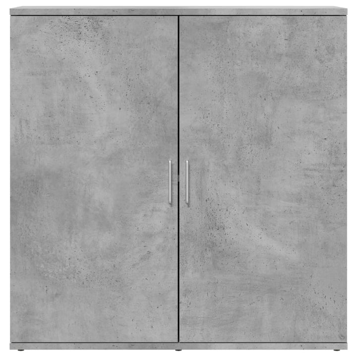 skænke 2 stk. 79x38x80 cm konstrueret træ betongrå