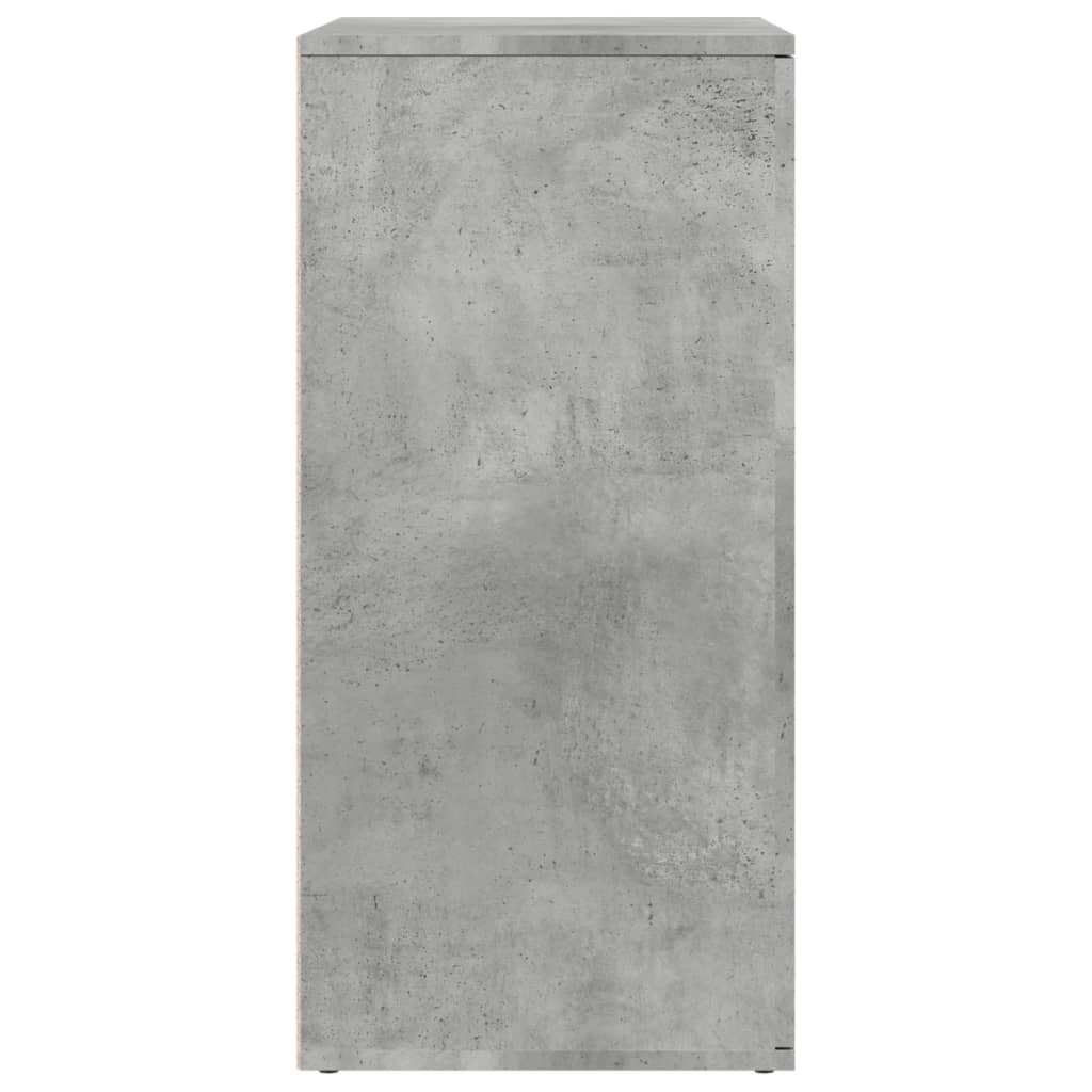skænke 2 stk. 79x38x80 cm konstrueret træ betongrå