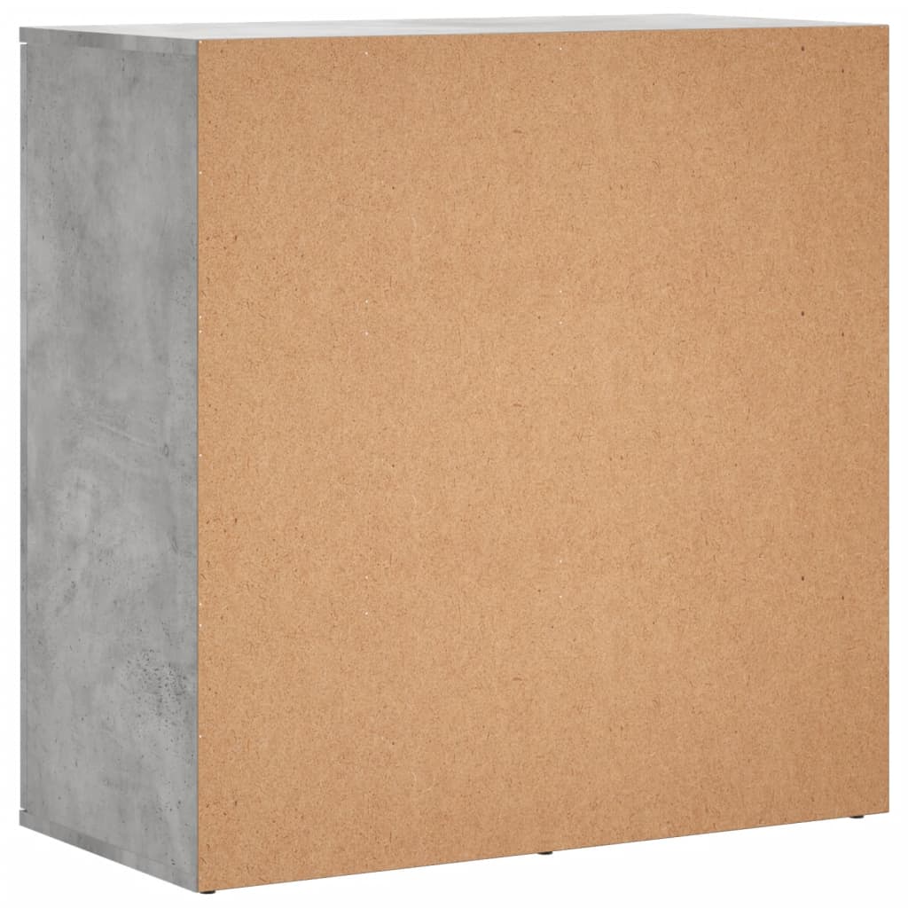 skænke 2 stk. 79x38x80 cm konstrueret træ betongrå