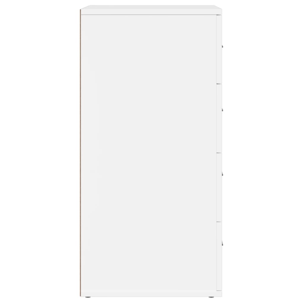 skænke 2 stk. 60x39x80 cm konstrueret træ hvid