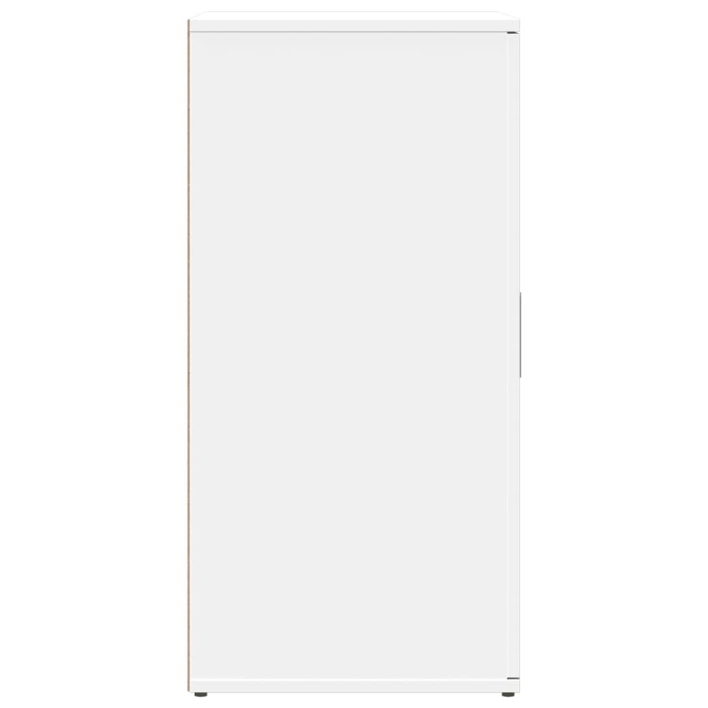 kommoder 2 stk. 59x39x80 cm konstrueret træ hvid