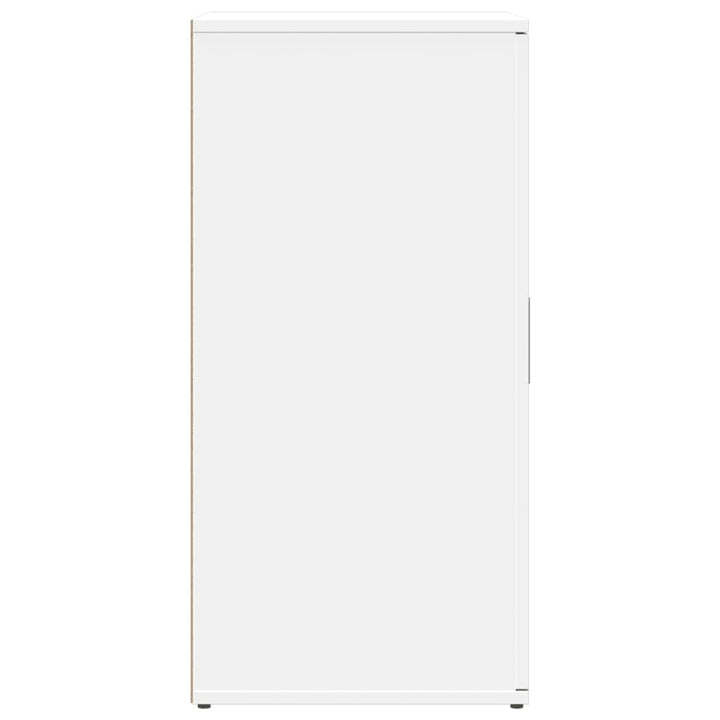 kommoder 2 stk. 59x39x80 cm konstrueret træ hvid