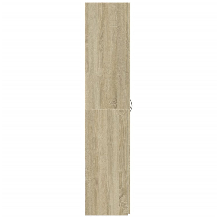 arkivskab 60x32x153 cm konstrueret træ sonoma-eg