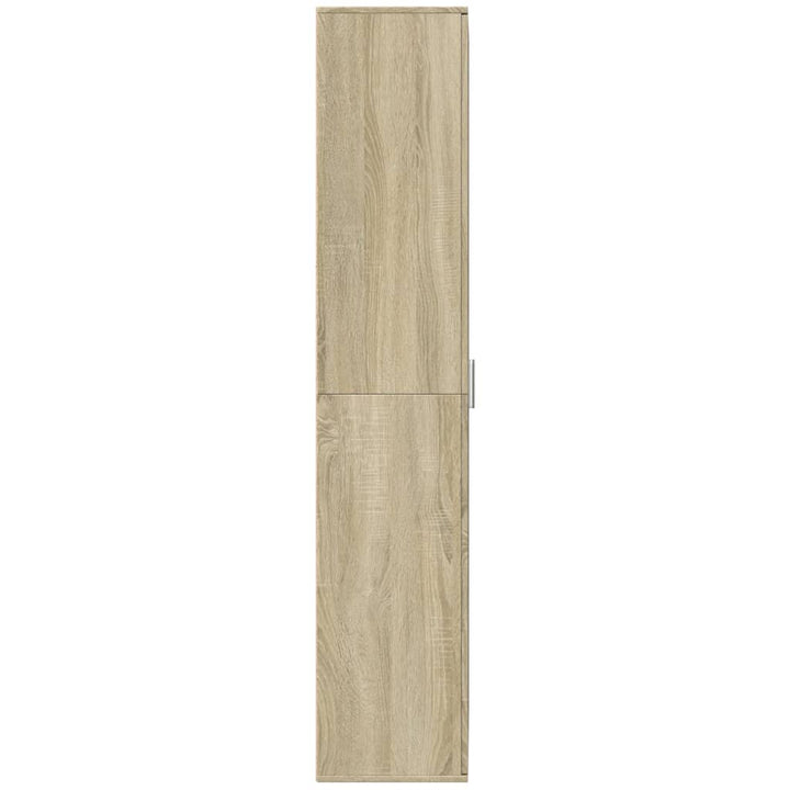 højskab 70x35x180 cm konstrueret træ sonoma-eg