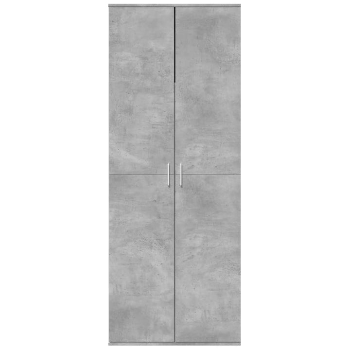 højskab 70x35x180 cm konstrueret træ betongrå