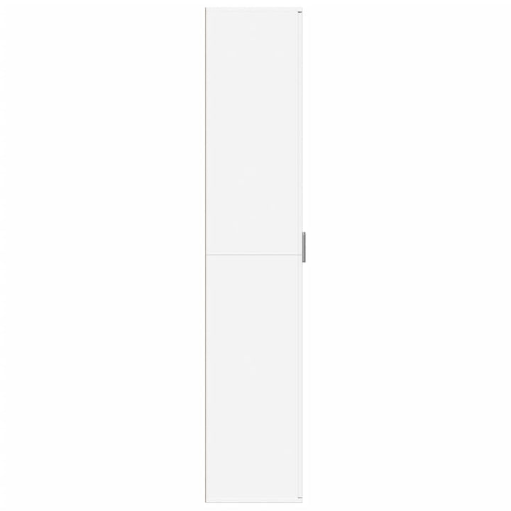højskab 60x35x180 cm konstrueret træ hvid