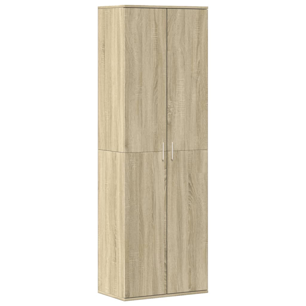 højskab 60x35x180 cm konstrueret træ sonoma-eg