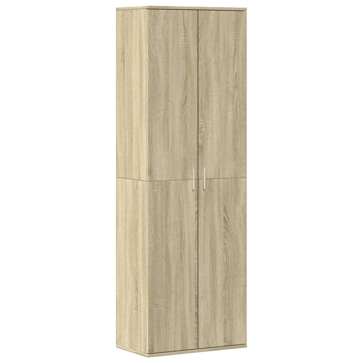 højskab 60x35x180 cm konstrueret træ sonoma-eg