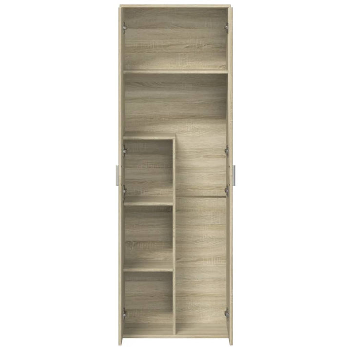 højskab 60x35x180 cm konstrueret træ sonoma-eg