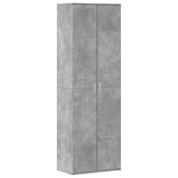 højskab 60x35x180 cm konstrueret træ betongrå