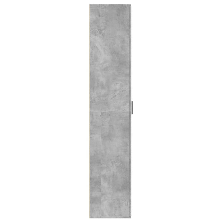 højskab 60x35x180 cm konstrueret træ betongrå