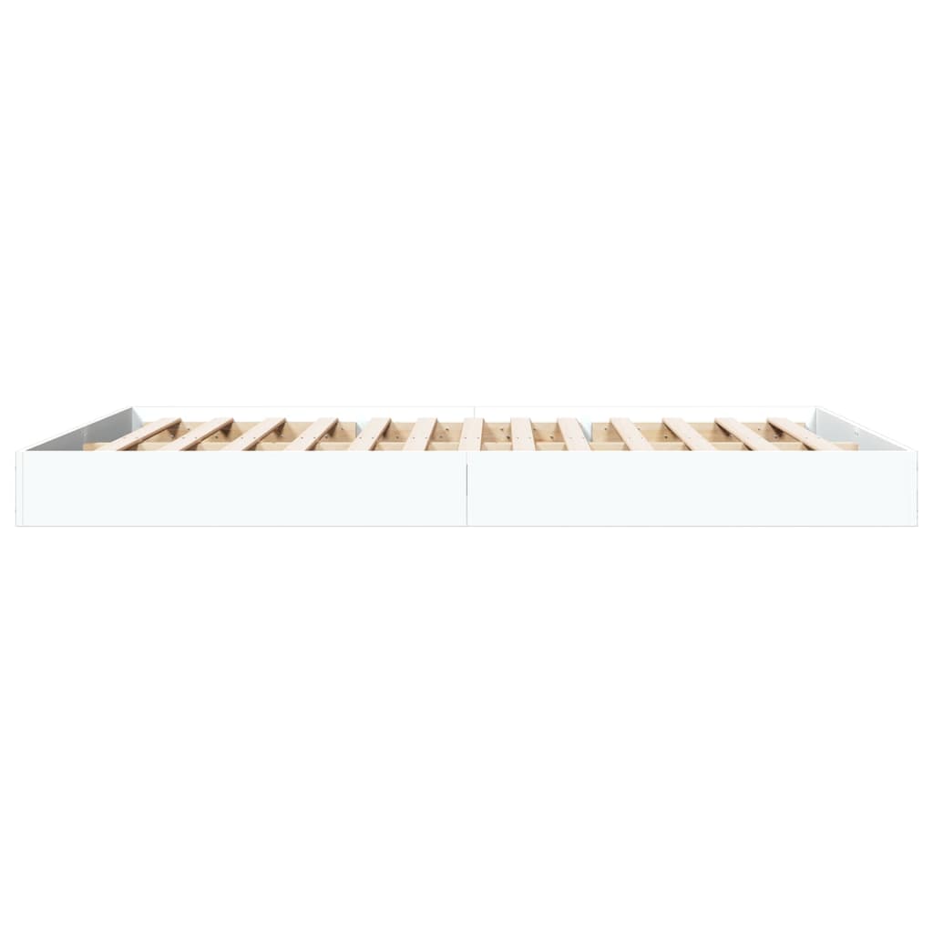 sengestel uden madras 160x200 cm konstrueret træ hvid