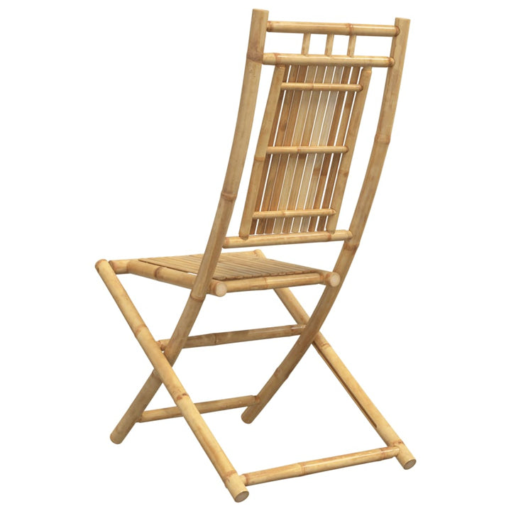 foldbare havestole 8 stk. 46x66x99 cm bambus