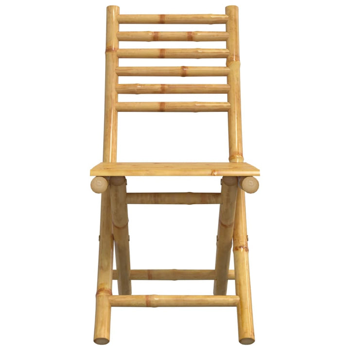 foldbare havestole 6 stk. 43x54x88 cm bambus