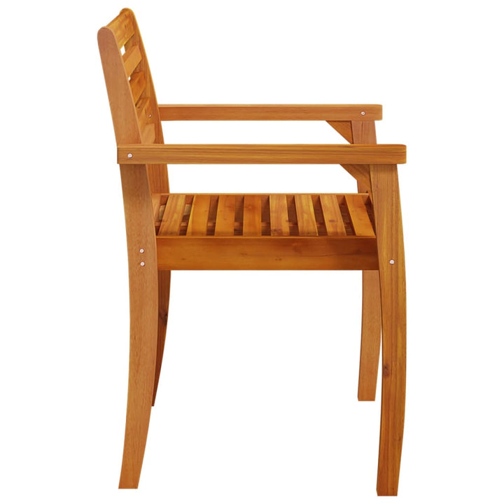 havestole 8 stk. 59x55x85 cm massivt akacietræ