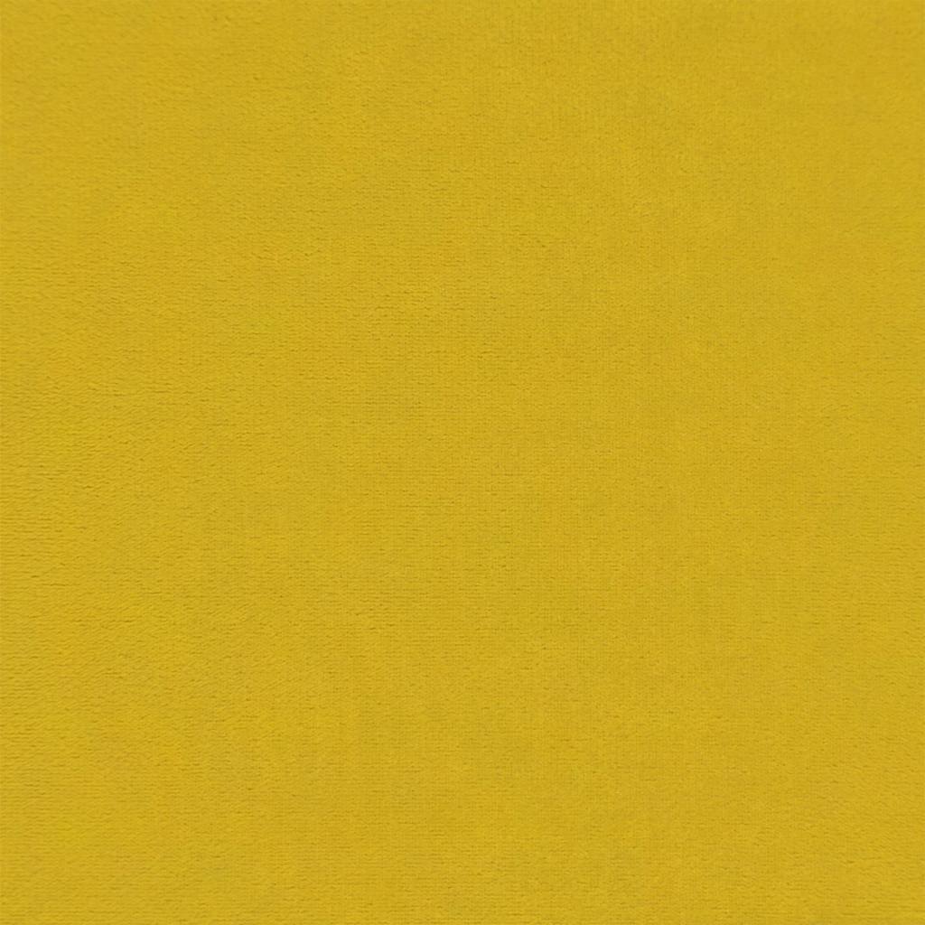 fodskammel 77x55x31 cm velour gul