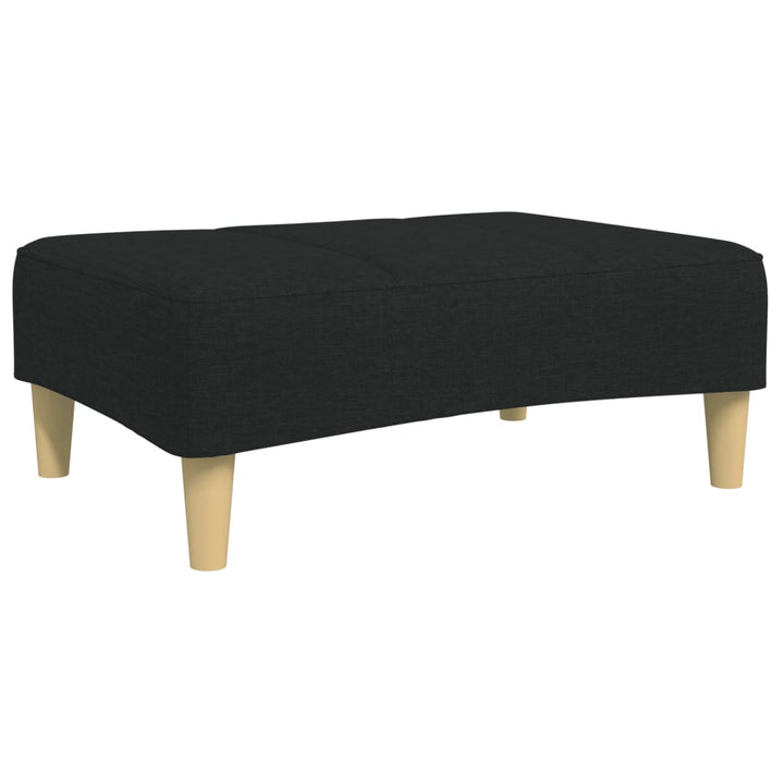 fodskammel 77x55x31 cm stof sort