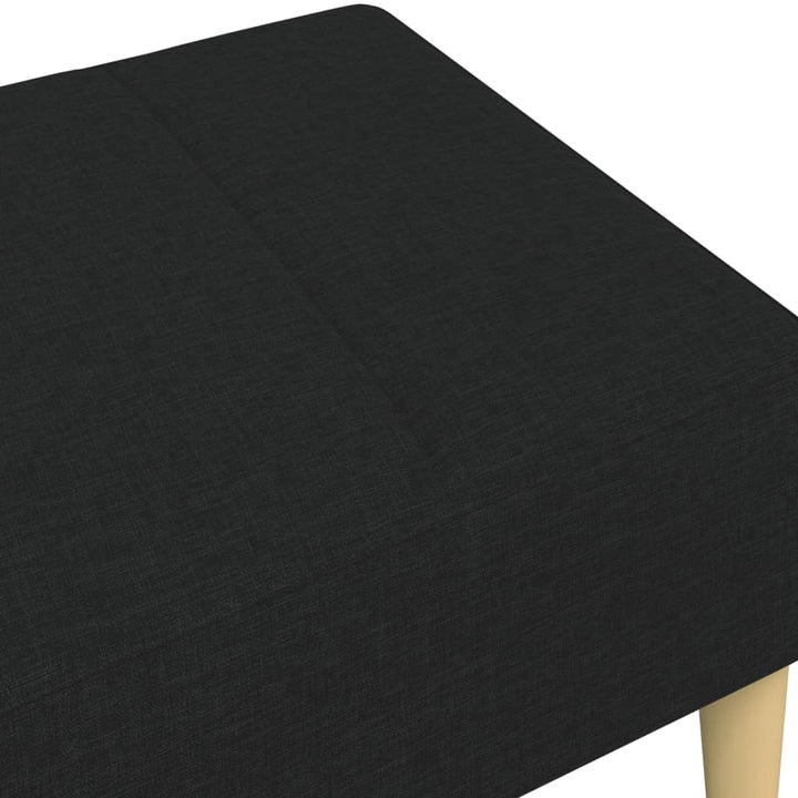 fodskammel 77x55x31 cm stof sort