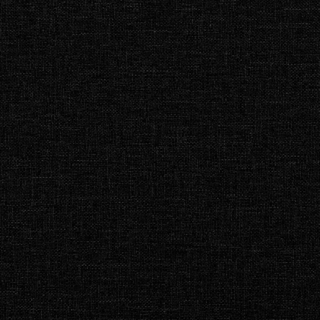 fodskammel 77x55x31 cm stof sort