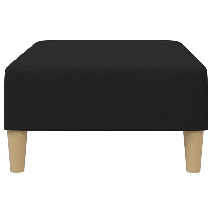 fodskammel 77x55x31 cm stof sort