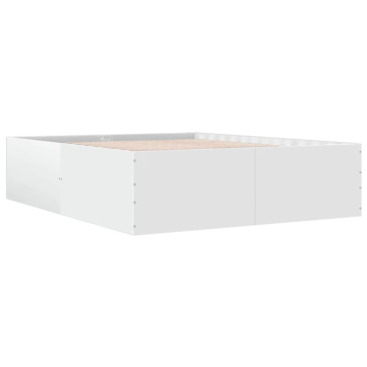 sengestel 150x200 cm konstrueret træ hvid
