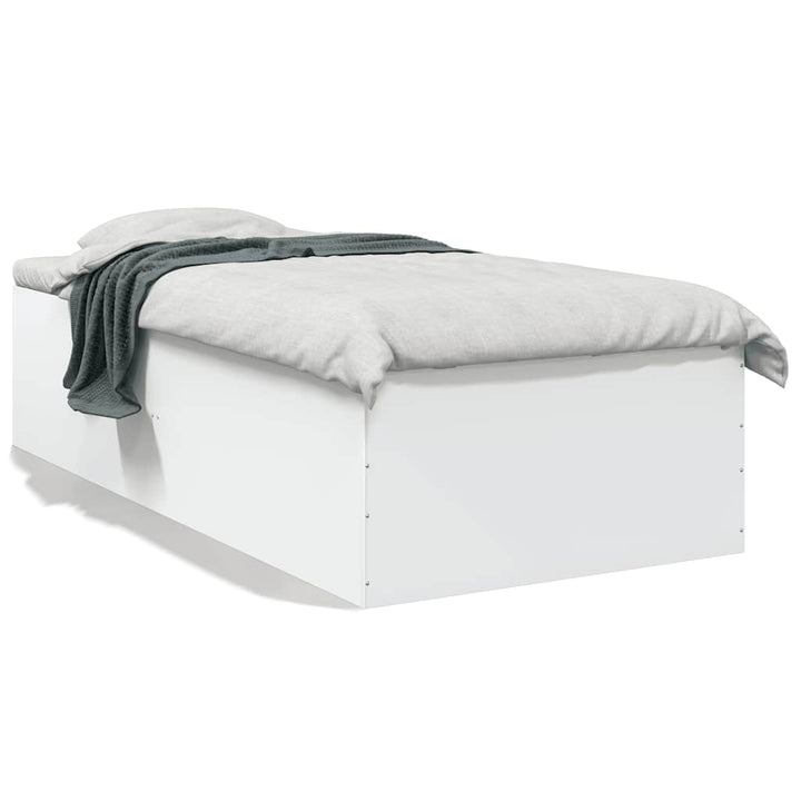 sengeramme 100x200 cm konstrueret træ hvid