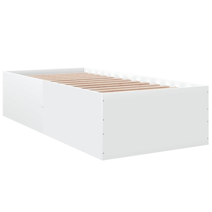 sengeramme 100x200 cm konstrueret træ hvid