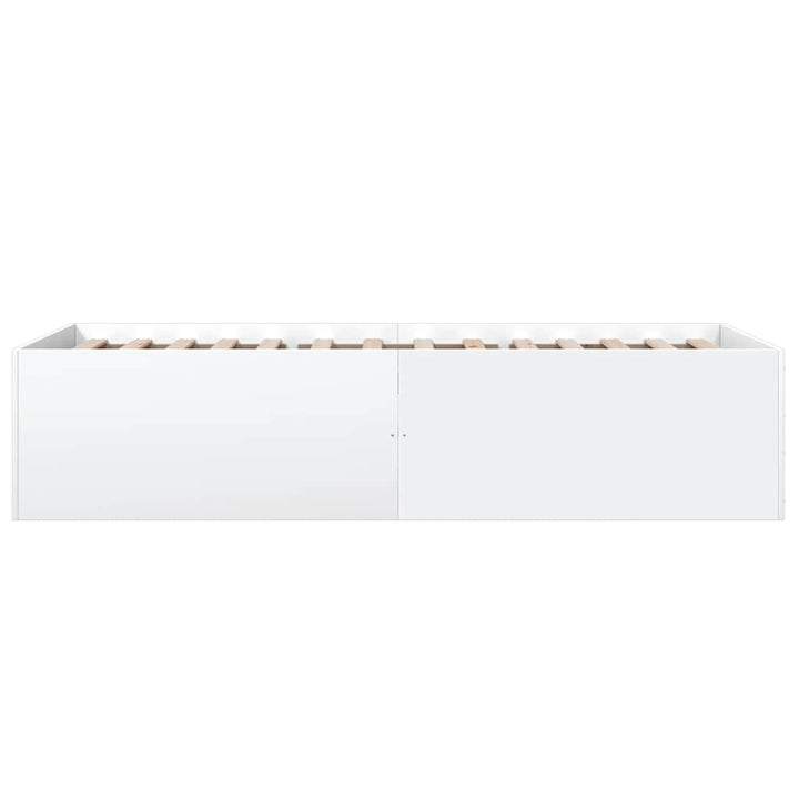 sengeramme 100x200 cm konstrueret træ hvid