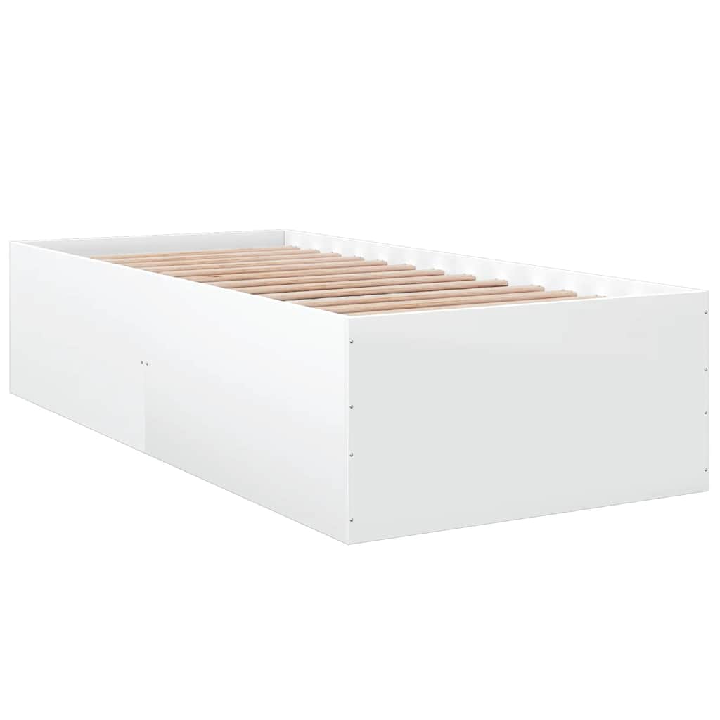 sengeramme 100x200 cm konstrueret træ hvid