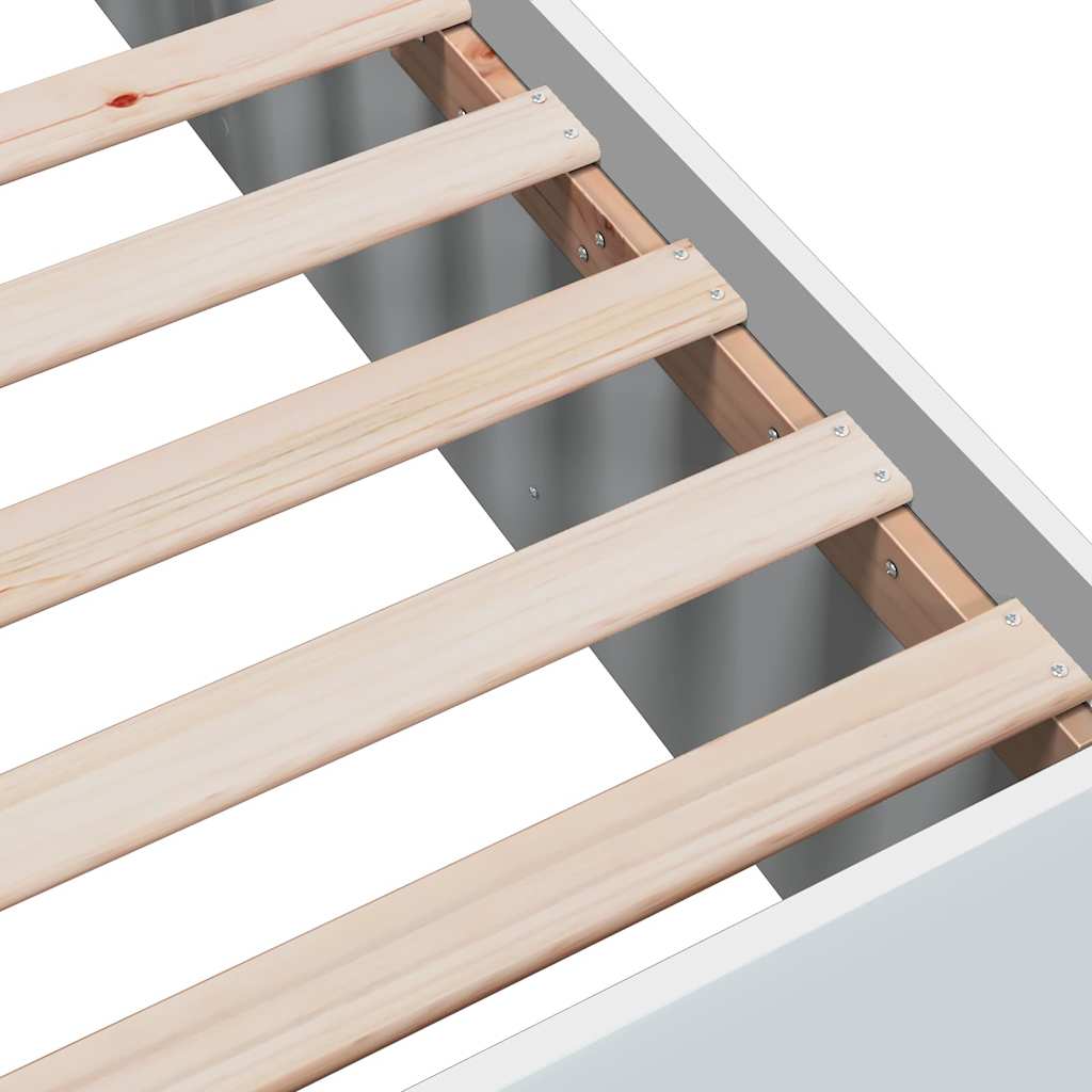 sengeramme 100x200 cm konstrueret træ hvid