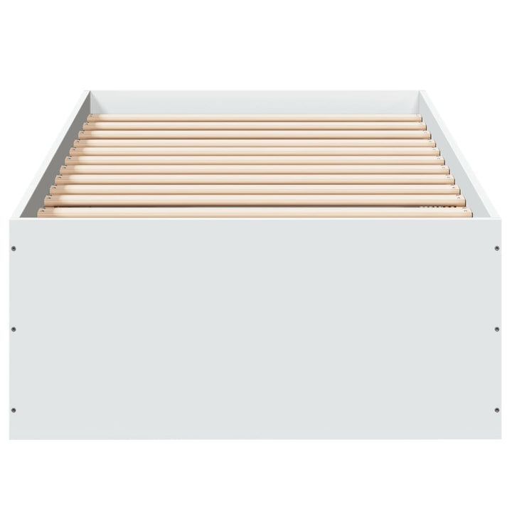 sengeramme 100x200 cm konstrueret træ hvid