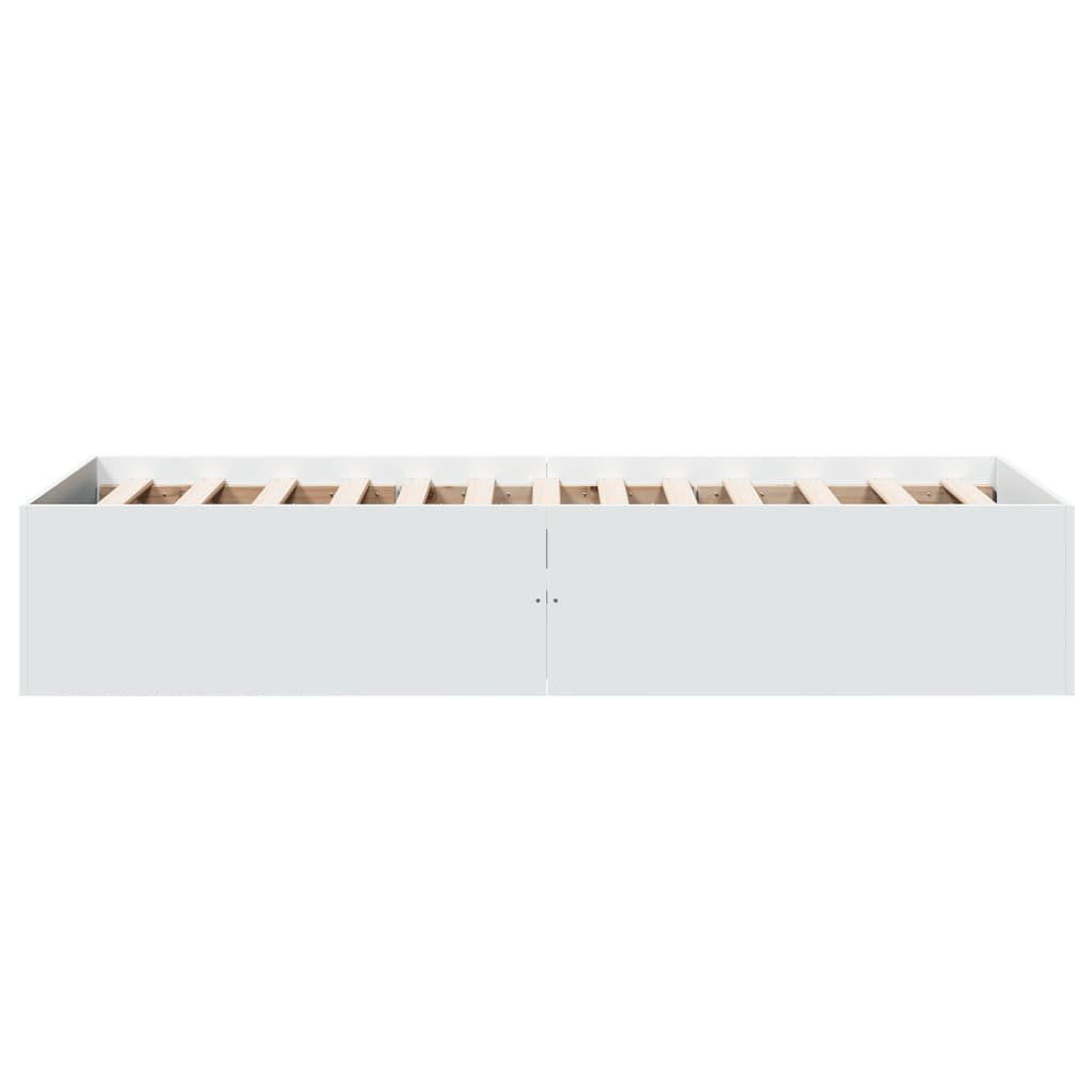 sengeramme 100x200 cm konstrueret træ hvid