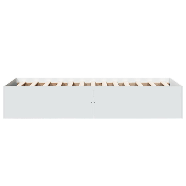 sengeramme 100x200 cm konstrueret træ hvid