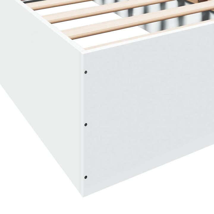 sengeramme 100x200 cm konstrueret træ hvid