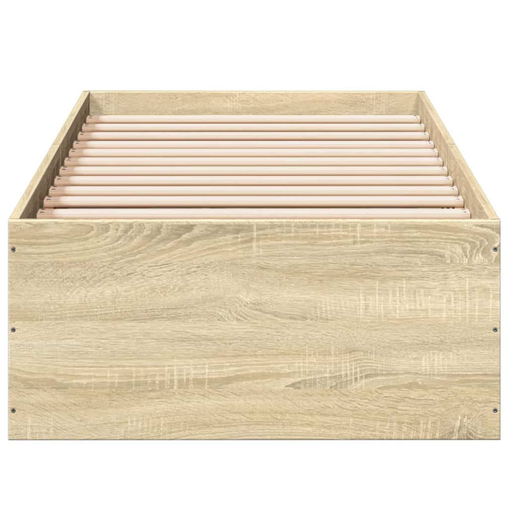 sengeramme 100x200 cm konstrueret træ sonoma-eg