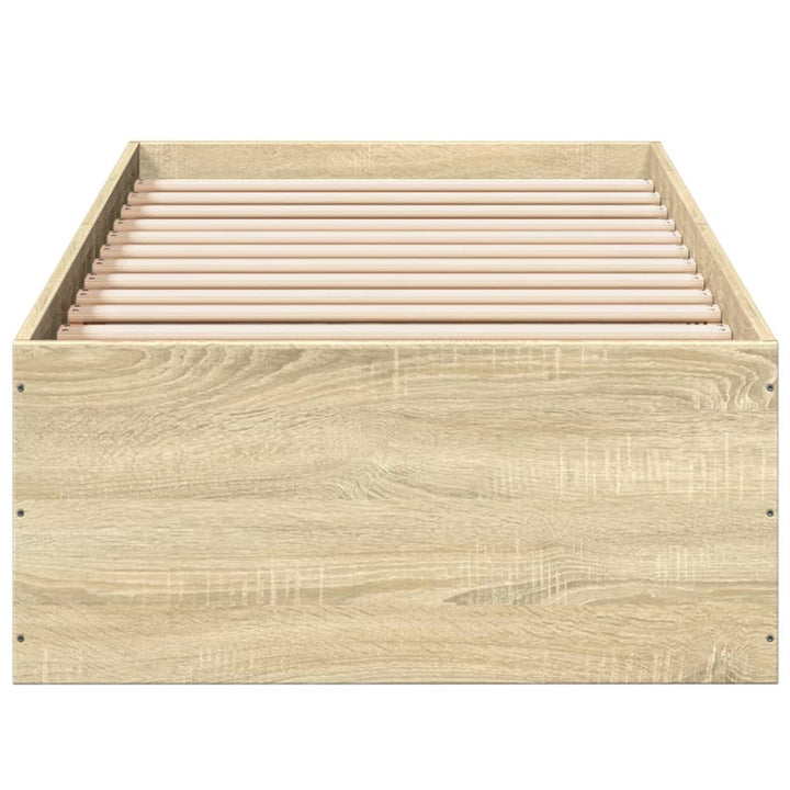 sengeramme 100x200 cm konstrueret træ sonoma-eg