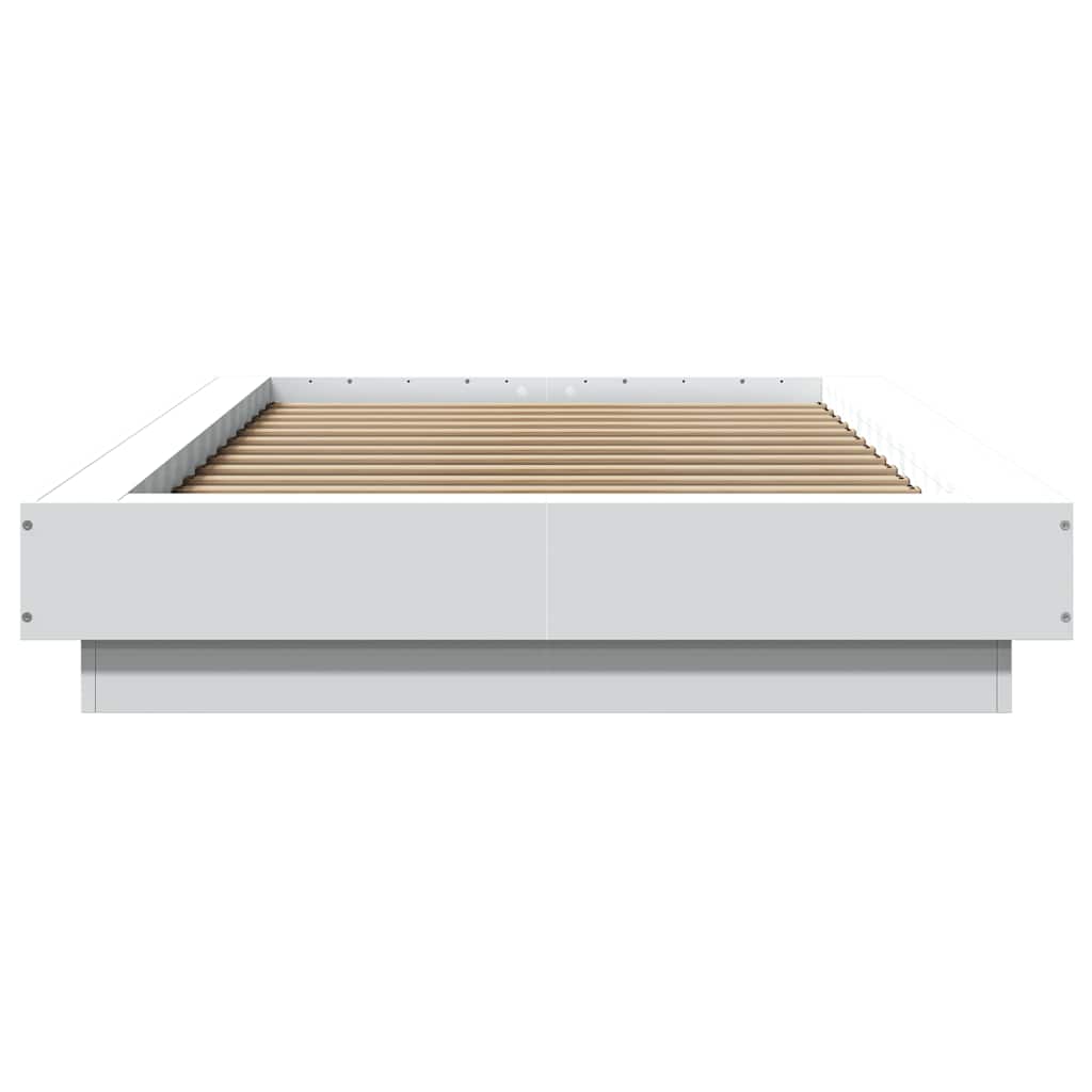sengeramme 100x200 cm konstrueret træ hvid