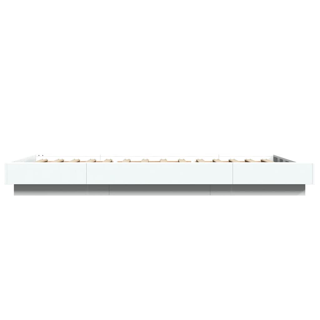 sengeramme 100x200 cm konstrueret træ hvid