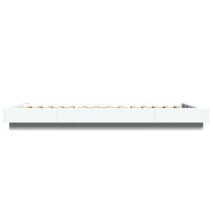 sengeramme 100x200 cm konstrueret træ hvid