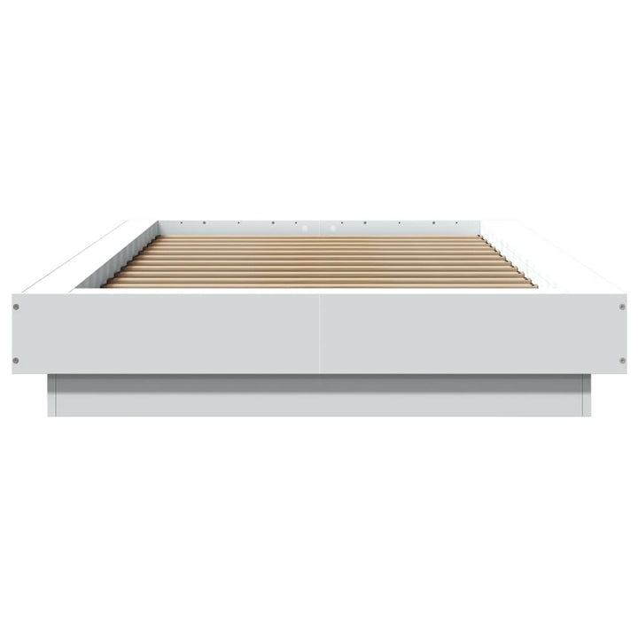 sengeramme 75x190 cm konstrueret træ hvid