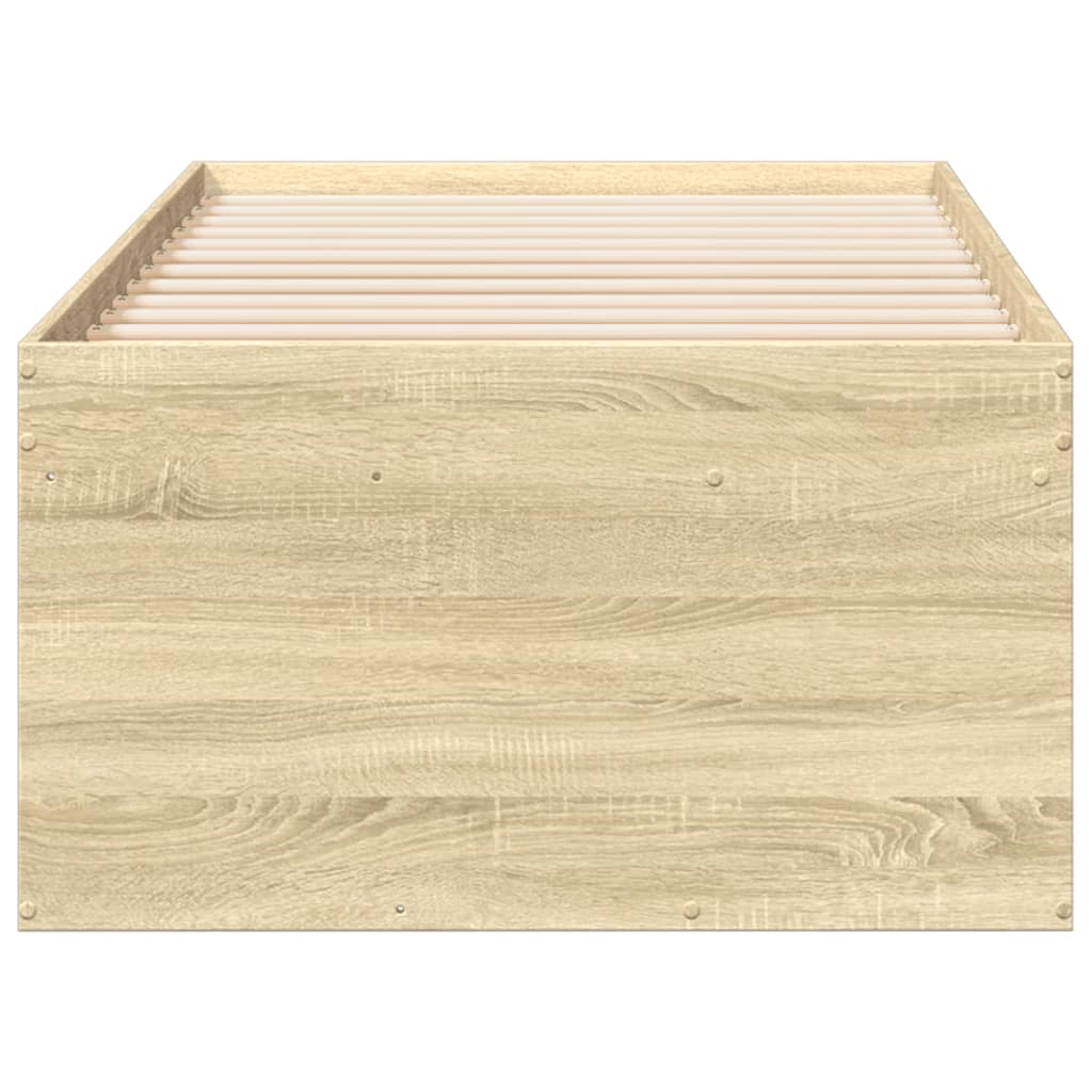 daybed med skuffer uden madras 100x200 cm sonoma-eg