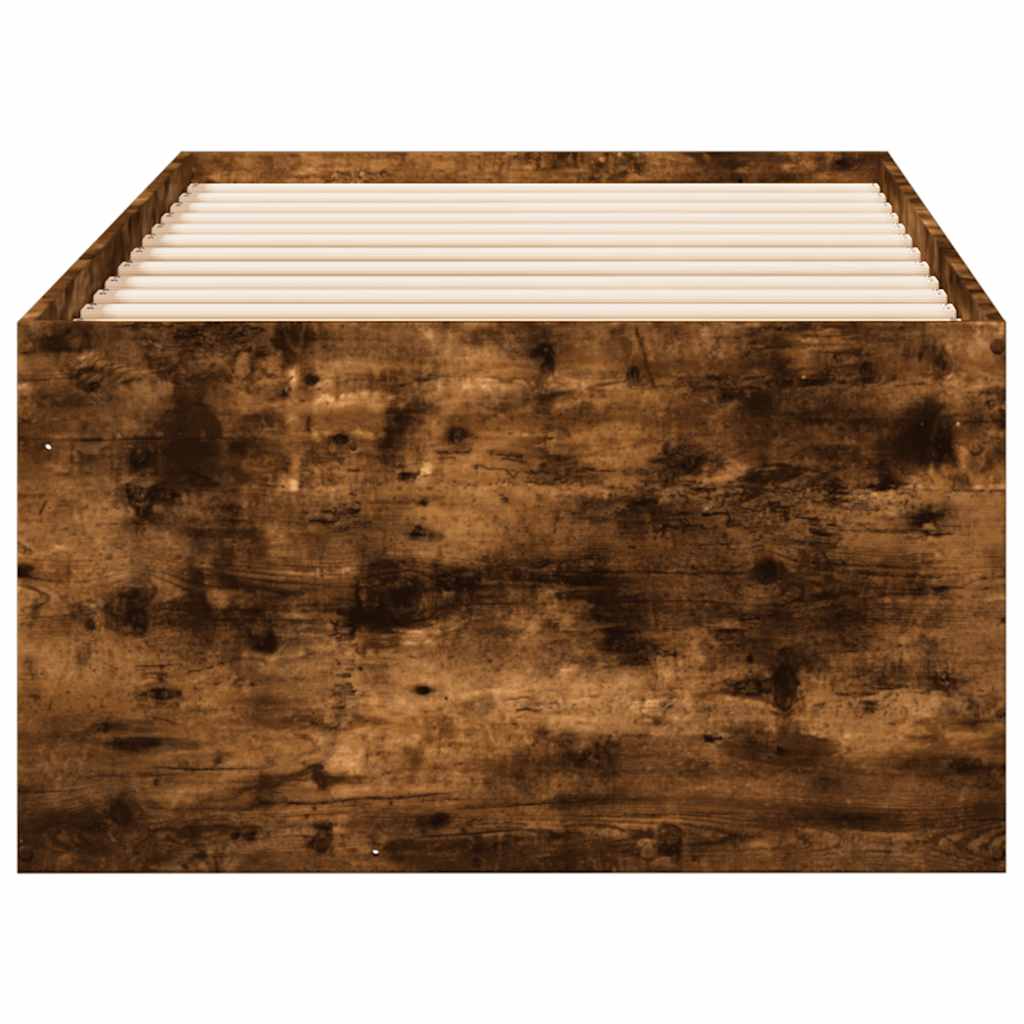 daybed med skuffer uden madras 90x190 cm røget eg