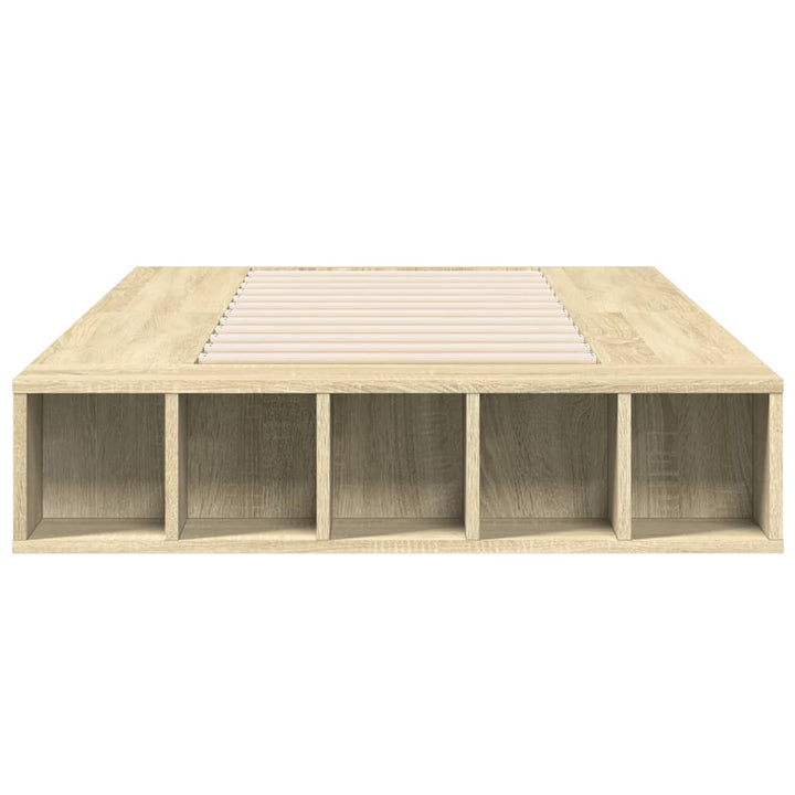 sengeramme 100x200 cm konstrueret træ sonoma-eg