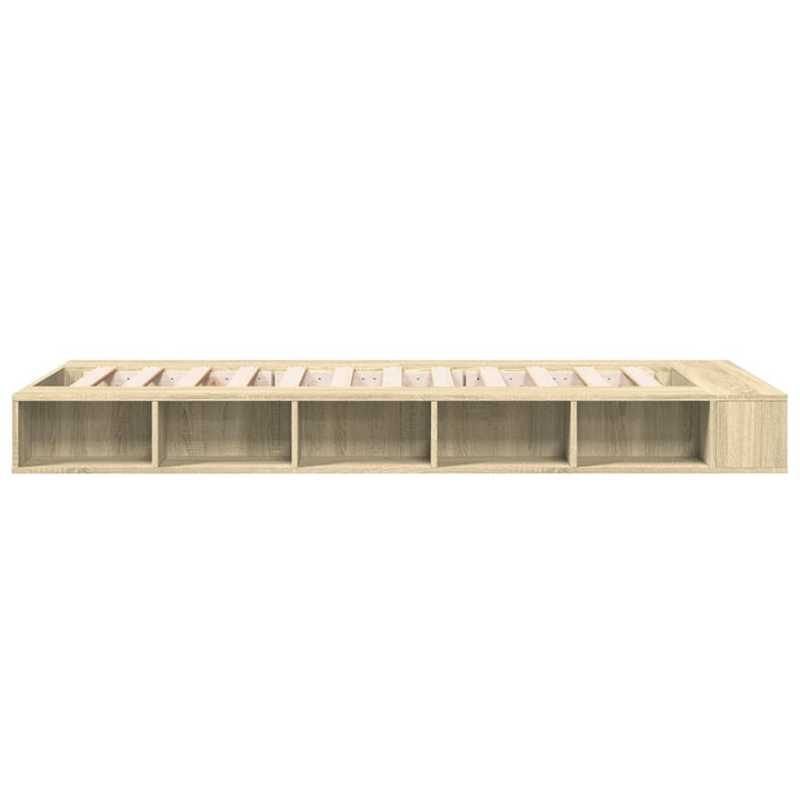 sengeramme 100x200 cm konstrueret træ sonoma-eg