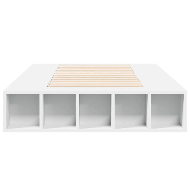 sengeramme 75x190 cm konstrueret træ hvid