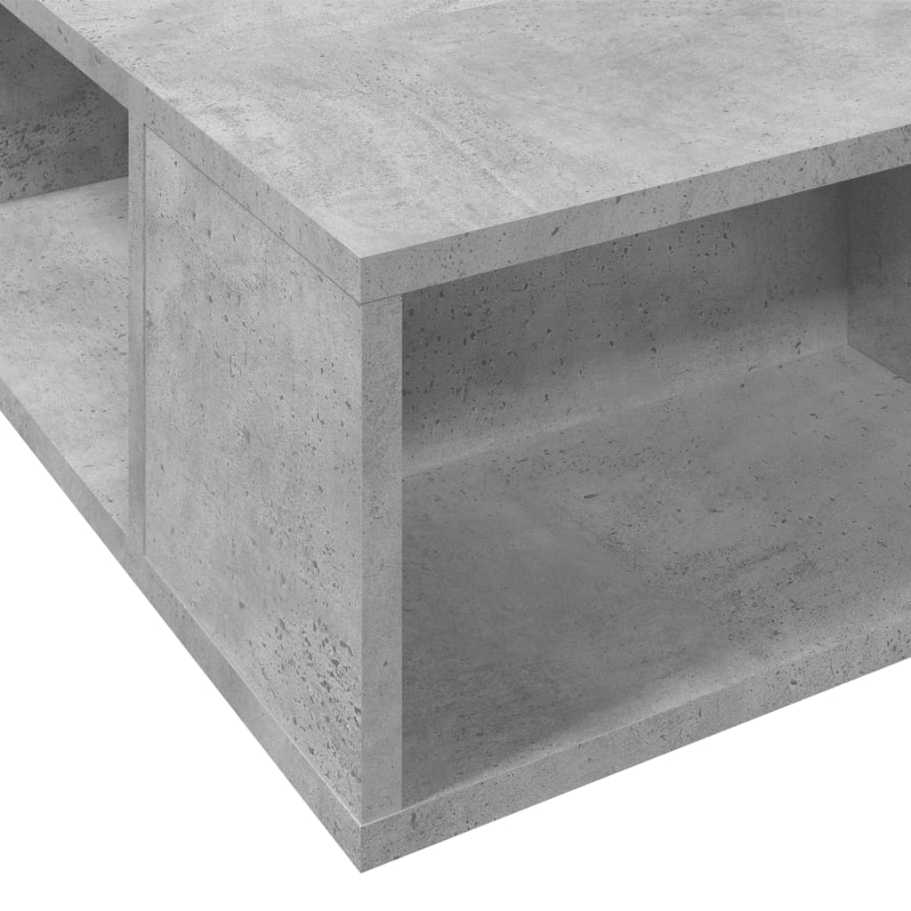 sengeramme 75x190 cm konstrueret træ betongrå