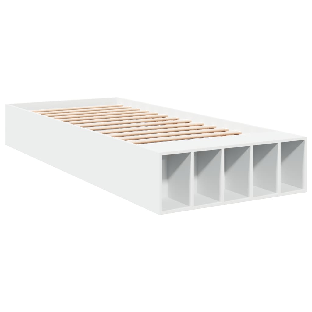 sengeramme 100x200 cm konstrueret træ hvid